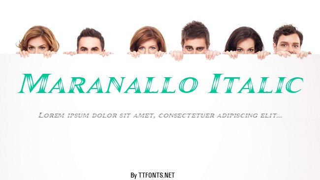Maranallo Italic example